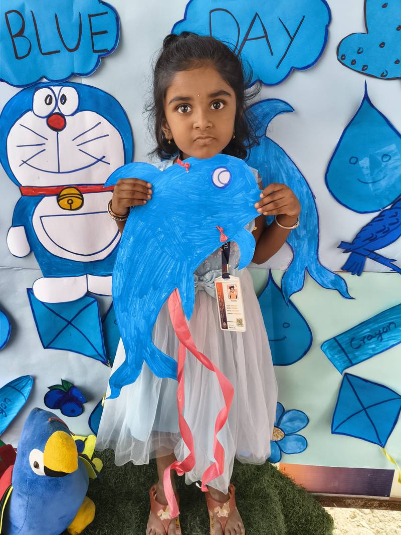 Blue Day Fish Artwork Sadhguru