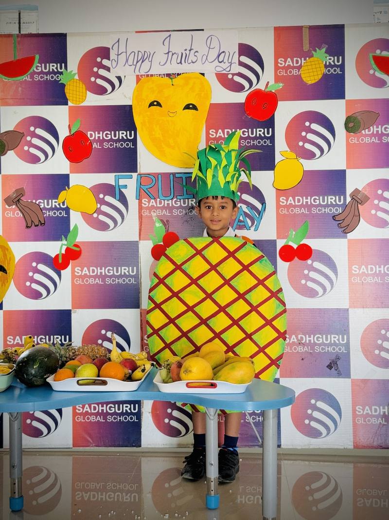 Fruits Day Pineapple Costume Sadhguru