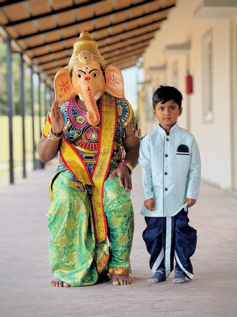 Ganesh Chaturthi Boy Blue Sadhguru