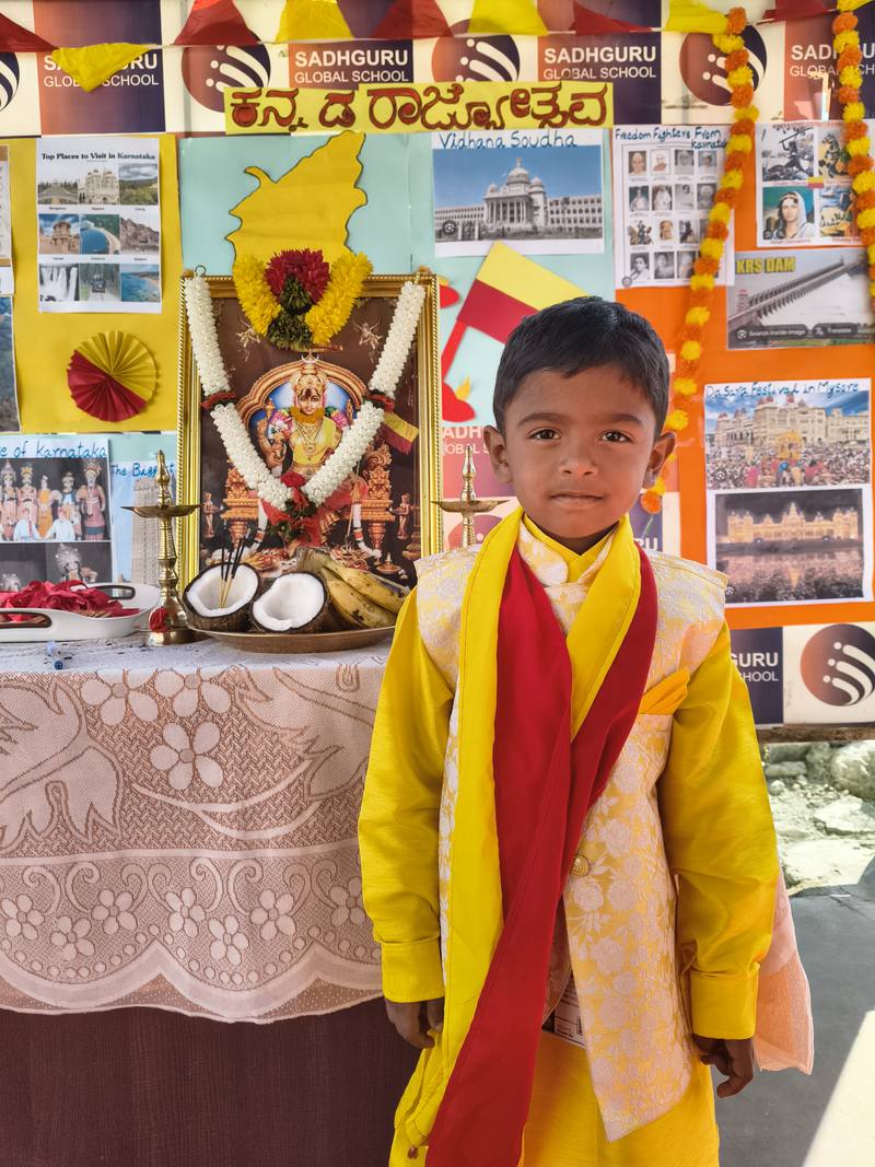 Kannada Rajyotsava Boy Sadhguru