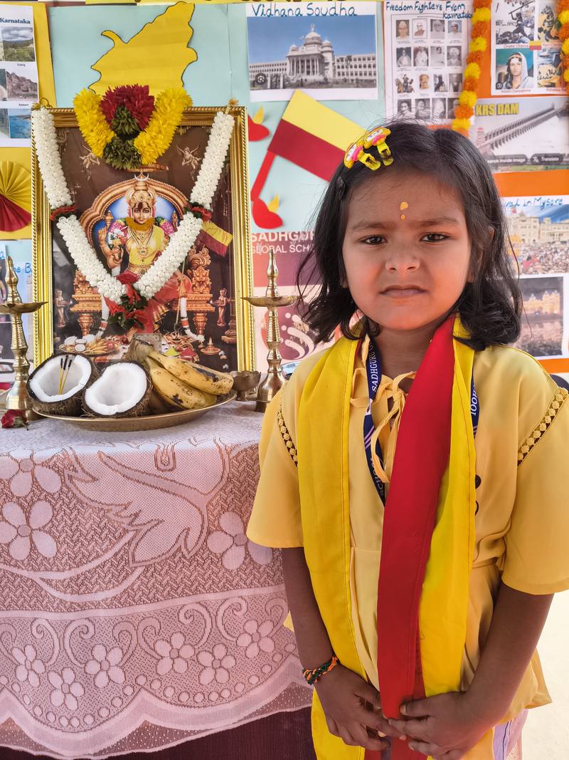 Kannada Rajyotsava Girl Sadhguru
