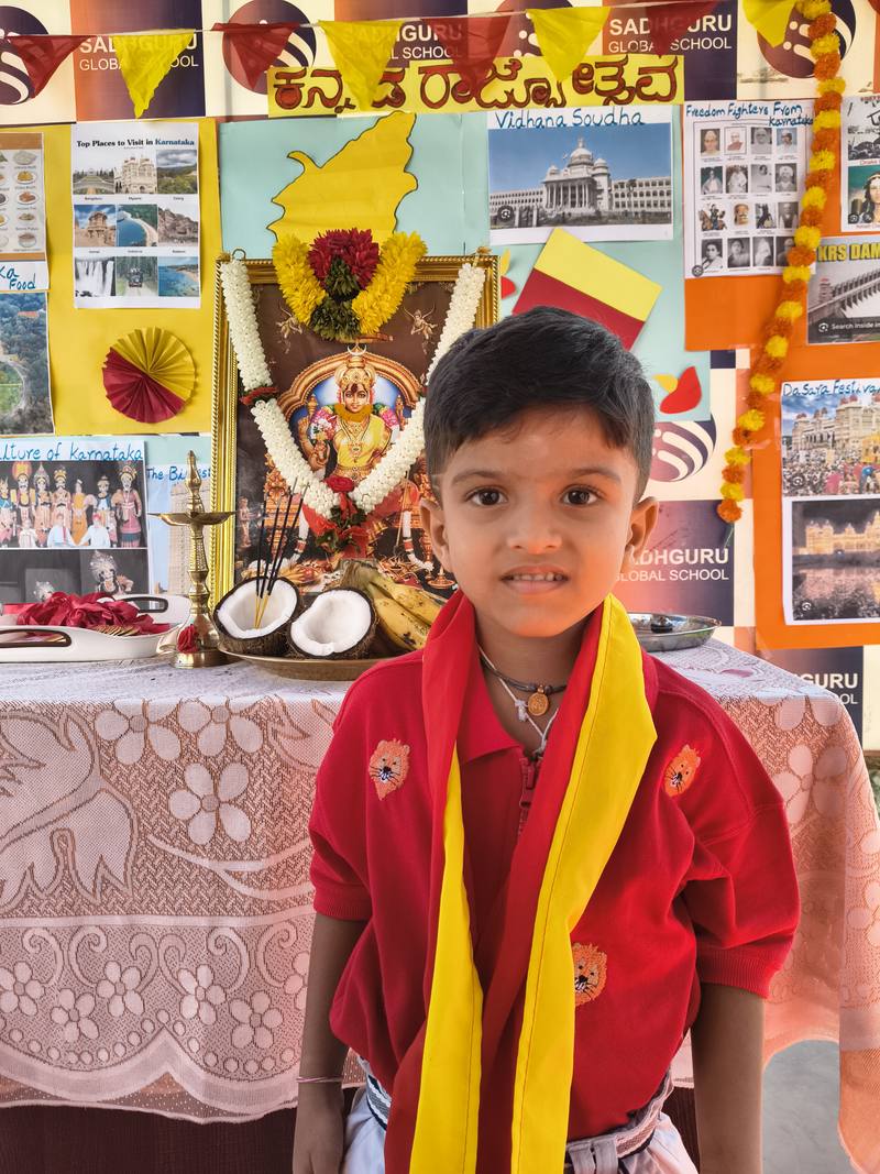 Kannada Rajyotsava Student Sadhguru