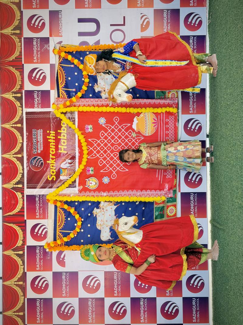 Sankranthi Habba Girl Sadhguru