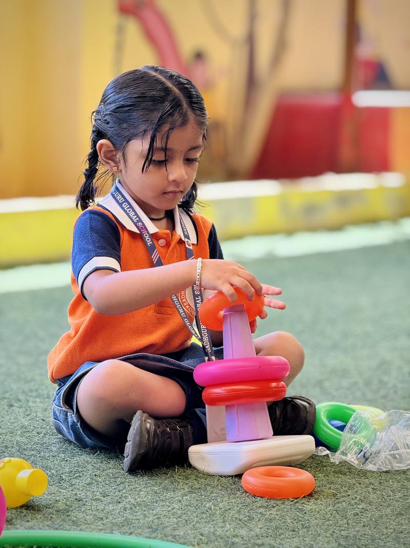Toy Stacking Sadhguru School